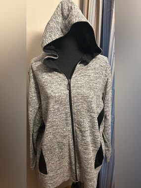 made for life Grey Marled Full-Zip Hoodie